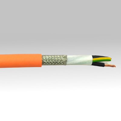 PE/PUR-C Servomotors Tinned Copper Screen Power Cable