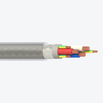 Multicore PVC Insulated VSD/EMC Cables 0.6/1kV, Flexible Cu, TCB Screened