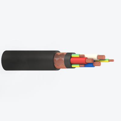 Multicore XLPE Insulated VSD/EMC Cables 0.6/1kV, Flexible Cu, CBS Screened