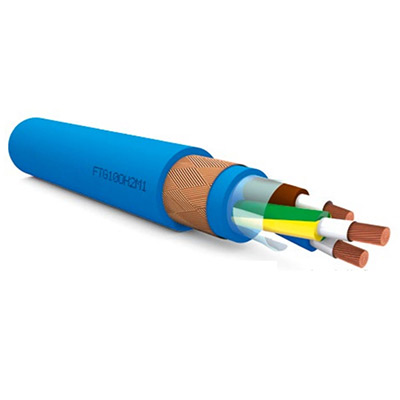 0.6/1kV FTG10OH2M1 Copper Wire Braided LSZH Sheath Singnalling Control Cable