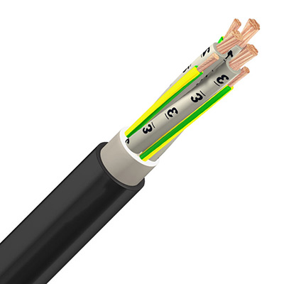 (N)SHOEU Light Flexible Rubber Cable for Underground Mining