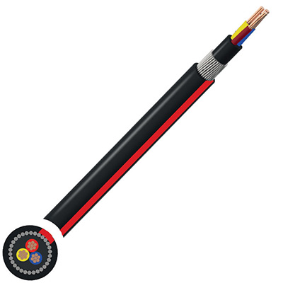 0.6/1kV SANS 1507-4 Steel Wired Armoured XLPE Insulation PVC Sheath Cable